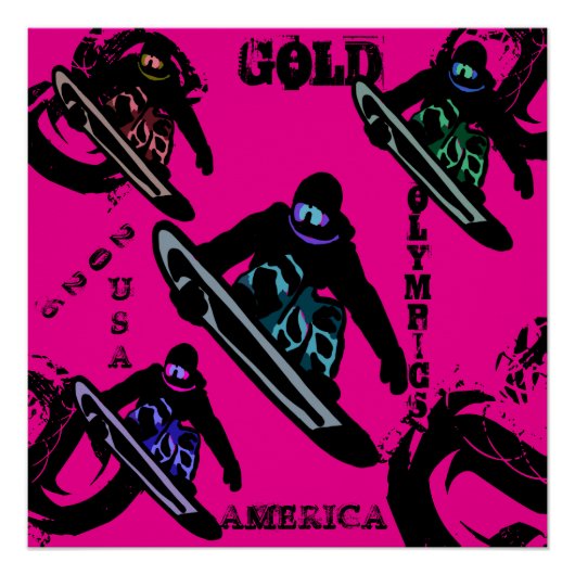 SNOWBOARDING  ポスター (正面)