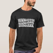 Snowboarding 1 tシャツ (正面)