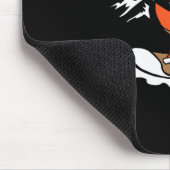 Snowboarding Dinosaur Funny Snowboard Kid Gift  マウスパッド (コーナー)