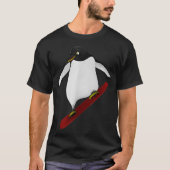 Snowboarding Penguin - Snowboard Snowboarder  Tシャツ (正面)