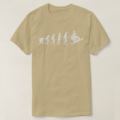 Snowboarding Skiing Snowboarder Winter Funny Evolu Tシャツ (デザイン正面)