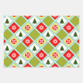 Snowboarding Snowboard Holiday Gift ラッピングペーパーシート (正面2)