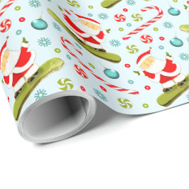 Snowboarding Snowboarder Christmas Holiday Gift ラッピングペーパー