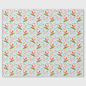 Snowboarding Snowboarder Christmas Holiday Gift ラッピングペーパー (フラット)