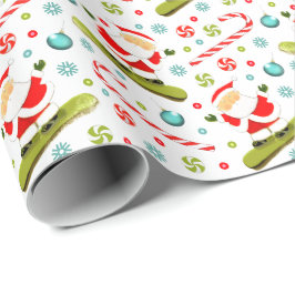 Snowboarding Snowboarder Christmas Holiday Gift ラッピングペーパー