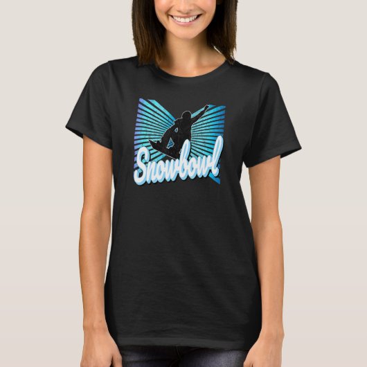 Snowbowl Arizona Bodacious Snowboarding Snowbowl S Tシャツ (正面)