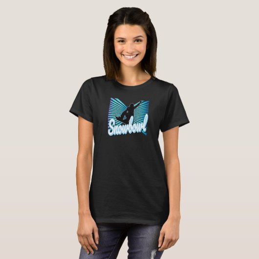 Snowbowl Arizona Bodacious Snowboarding Snowbowl S Tシャツ (正面フル)