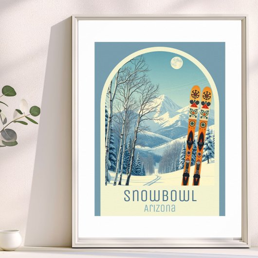 Snowbowl Arizona ski resort  Poster ポスター