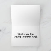 Snowboyのクリスマスカード シーズンカード (内部)