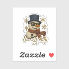 SnowBuddy Glitter Snowman シール