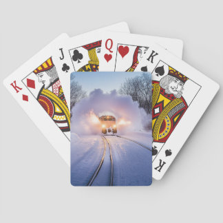 Snowburst Express: Winter Train Playing Cards トランプ