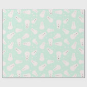 SnowCatラップミント ラッピングペーパー (フラット)
