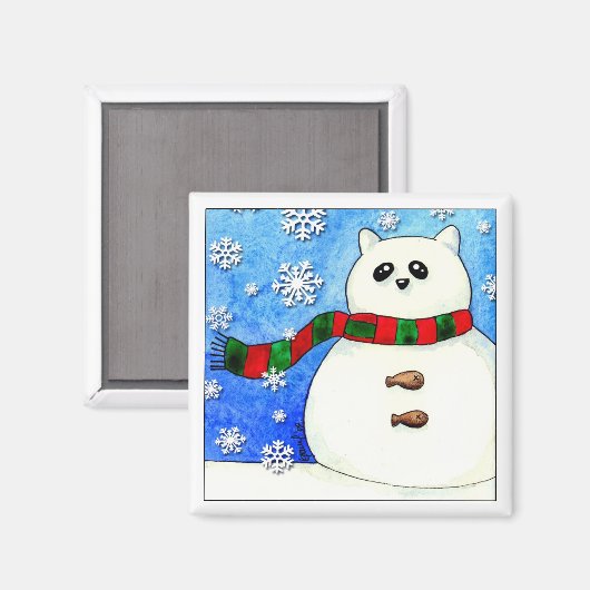 SNOWCAT – マグネット (正面/裏面)