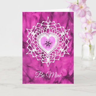 Snowcatcher Amore Heartflake Greeting Card カード