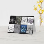 Snowcatcher Snowflakes enhanced カード (黄色い花)