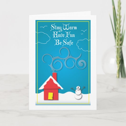 Snowclopsの冬カード シーズンカード (正面)