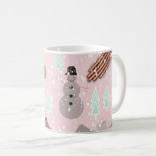 Snowdayの雪だるま コーヒーマグカップ