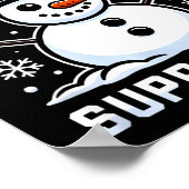 Snowday Suprter Fun Winter Days For Kids And Adult ポスター (角)