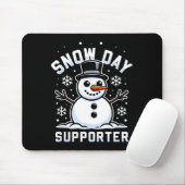 Snowday Suprter Fun Winter Days For Kids And Adult マウスパッド (マウス)
