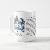 Snowden、起源、意味および頂上 コーヒーマグカップ (正面左)