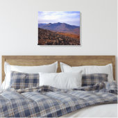 Snowden North WalesポストカードフェイクポスターCanvas Pr キャンバスプリント (インサイチュ (寝室))