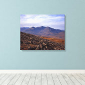 Snowden North WalesポストカードフェイクポスターCanvas Pr キャンバスプリント (インサイチュ (ウッドフロア))