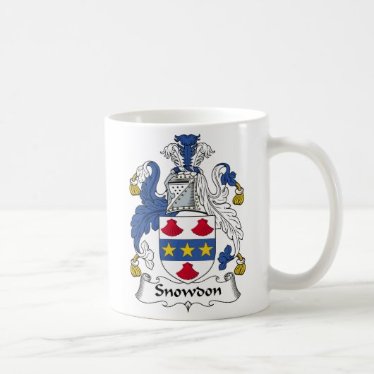 Snowdonの家紋 コーヒーマグカップ (右)