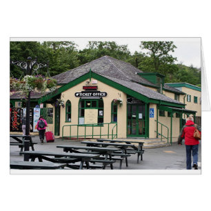 Snowdon山の駅、ウェールズ、イギリス