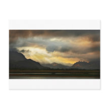 Snowdonia上の日没