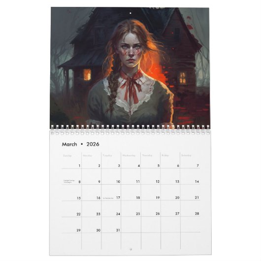 Snowdonia カレンダー (3月 2026)