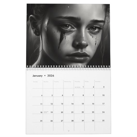 Snowdonia カレンダー (1月 2026)