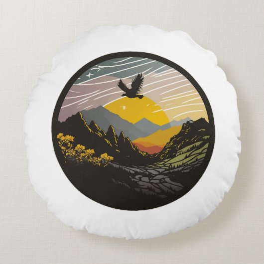 Snowdonia ラウンドクッション (正面)