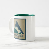 Snowdonia National Park Rustic ツートーンマグカップ (正面左)
