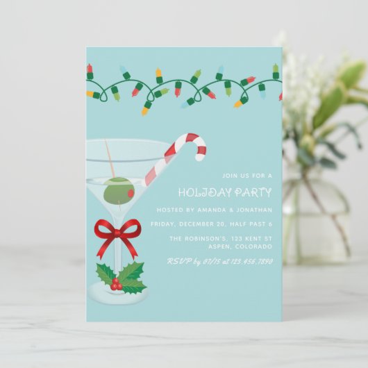 Snowdrift Christmas Holiday Cocktail Party 招待状 (スタンド正面)