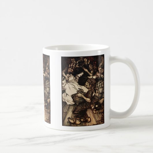 Snowdropおよび小びと コーヒーマグカップ (右)