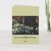 Snowdropカード カード (裏面)