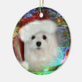 Snowdropマルタのクリスマスのオーナメント セラミックオーナメント (左)