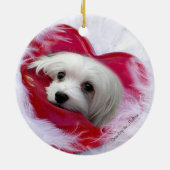 Snowdropマルタのクリスマスのオーナメント セラミックオーナメント (裏面)