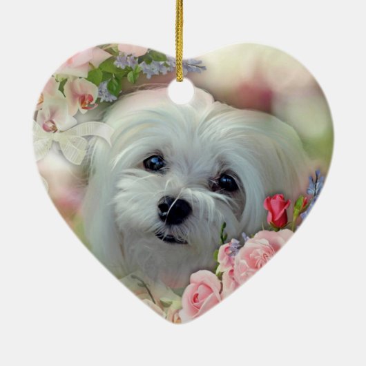 Snowdropマルタのクリスマスのオーナメント セラミックオーナメント (裏面)