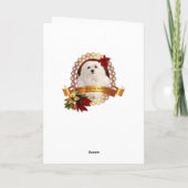 Snowdropマルタのクリスマスカード シーズンカード (裏面)