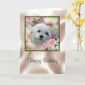 Snowdropマルタのバースデー・カード カード (黄色い花)