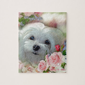 Snowdropマルチーズ ジグソーパズル