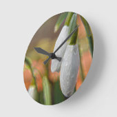 Snowdrop壁の時計 ラウンド壁時計 (傾斜)