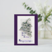 Snowdropsイースターの挨拶 シーズンポストカード (スタンド正面)