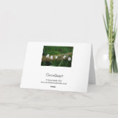 Snowdrops カード (裏面)