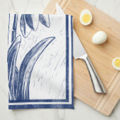 Snowdrops キッチンタオル (四つ折り)