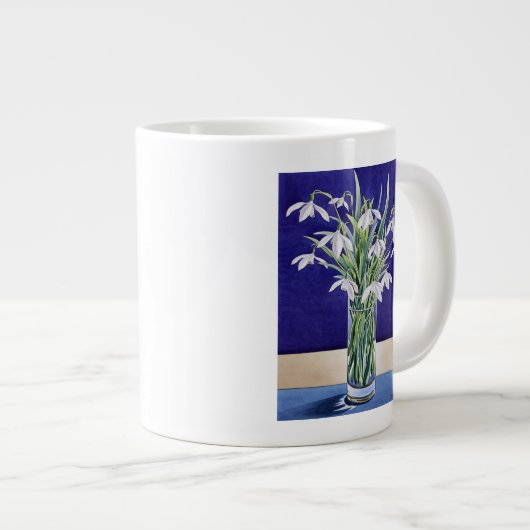 Snowdrops ジャンボコーヒーマグカップ (正面右)