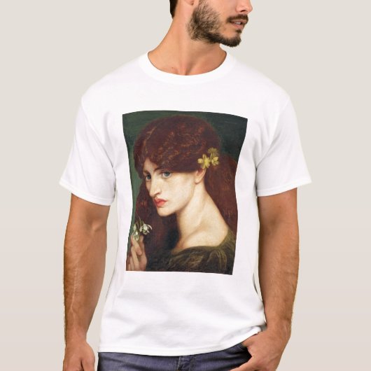 Snowdrops 1873年(キャンバスの油) tシャツ (正面)