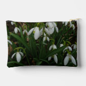 Snowdrops I (Galanthus)白い春の花 アクセサリーポーチ (裏面)