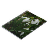 Snowdrops I (Galanthus)白い春の花 ノートブック (左側)